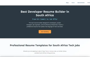 This is a landing page for resumemind.com