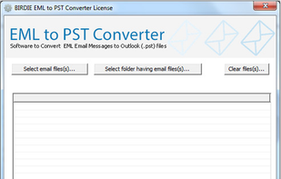 Birdie EML to PST Converter - Supports Outlook 32 bit & 64 bit