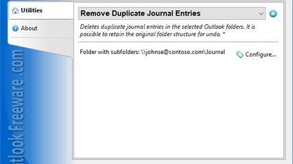 Remove Duplicate Journal Entries screenshot 1