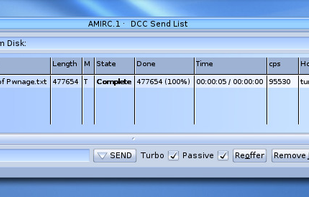 AmIRC screenshot 1