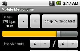 Mobile Metronome screenshot 1