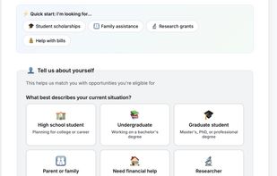 a quick survey surfaces money for you