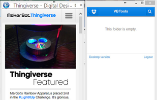 Two of the built-in WebApps
