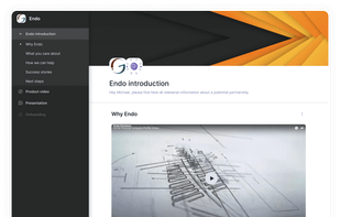 Customizable template for technology company