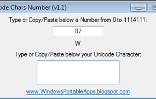 Unicode Chars Number screenshot 1