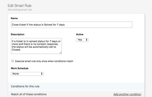 HelpDesk Automation - Smart Rule