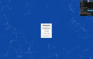 tsParticles screenshot 1