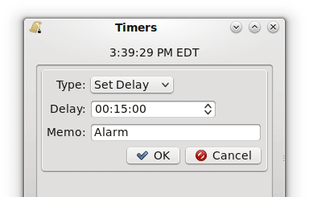 Set timer