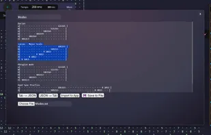 Import, export, convert to readabl tabs and json. Work with local text files.