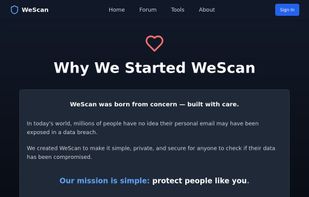 WeScan screenshot 2