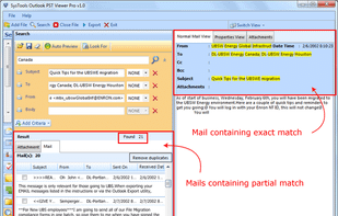 Apply filters on emails, calendars and other Outlook items to discover the accurate data.