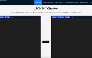 Json Diff checker