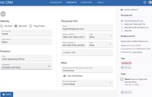 Atomic CRM screenshot 2