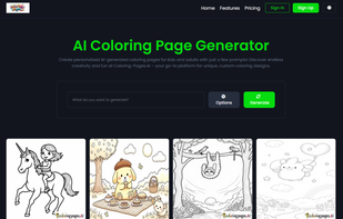 AI Coloring Page Generator screenshot 1