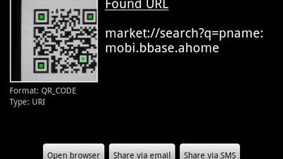 URL found via embeded QR code