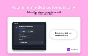 AI understands your emails and remembers your follow-ups for you.