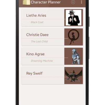 character story planner app chromebook