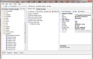Zynk - Export Salesforce Opportunties to Sage ERP