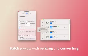 Batch compressing with resizing and converting