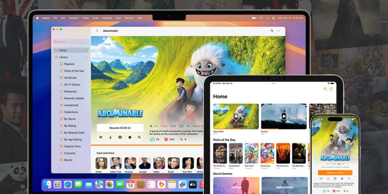 Infuse 8.0.6 update: faster playback, smarter iOS features and fixes image