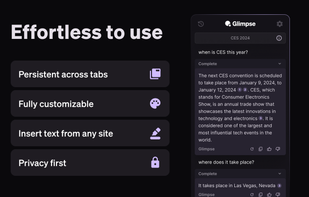 Glimpse — Chat with the web screenshot 2