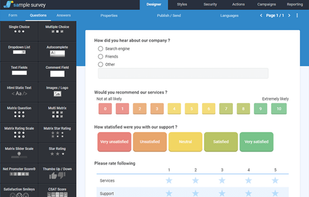 ngSurvey screenshot 1