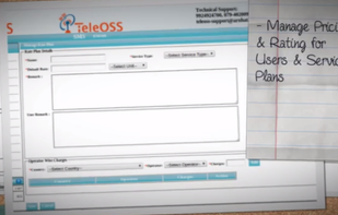Manage pricing & Rating for users & service plans