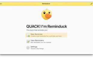 Reminduck screenshot 1