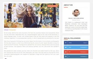 Bloggers – Responsive WordPress Blog Theme screenshot 1