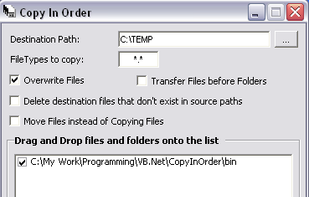 CopyInOrder screenshot 1