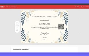 Credential Page