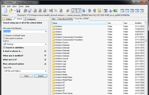 Search Files and Folders.