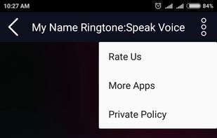https://play.google.com/store/apps/details?id=com.vaktech.mynameringtone.speakvoice