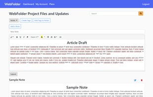 Take amazing notes with a WYSIWIG editor