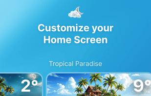 Customize homescreen