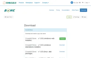 Crossbill Authority application download page