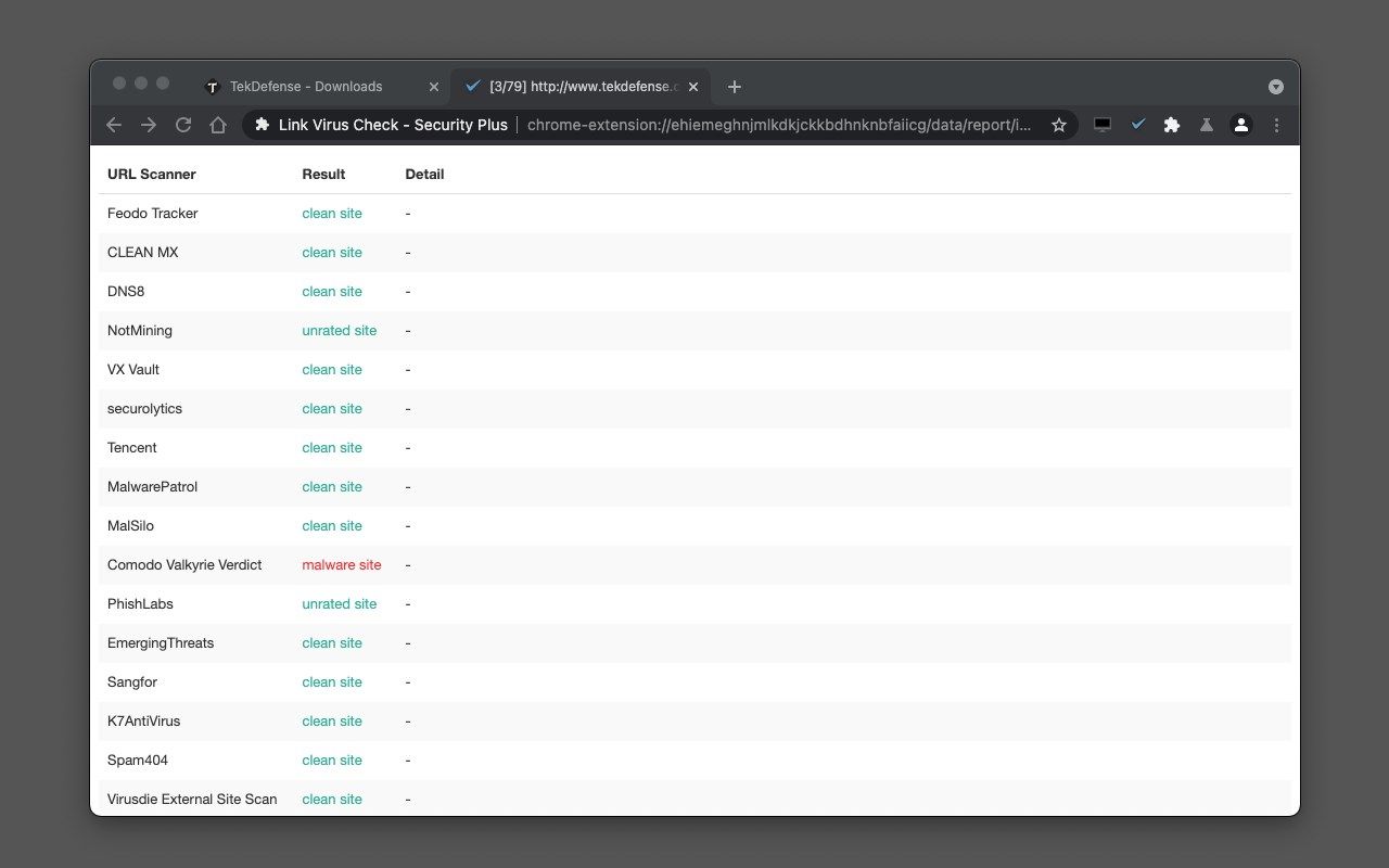 Manual Valkyrie Analysis Results, Scan Computer For Malware, Network Scanner