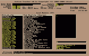 Schism Tracker screenshot 1