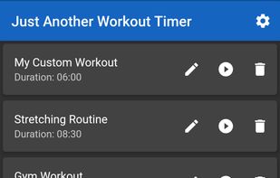 Just Another Workout Timer screenshot 1