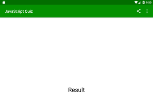 JavaScript Quiz screenshot 1