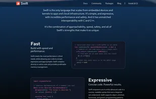 Swift (programming language) screenshot 1