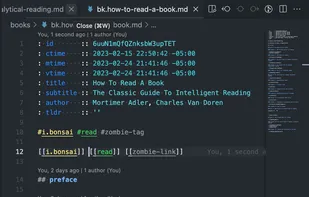 [[wikilinks]] and :caml:: support.