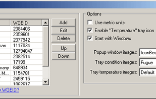 Options. Includes how to get the Yahoo WOEID