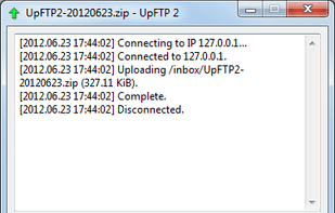 UpFTP screenshot 1