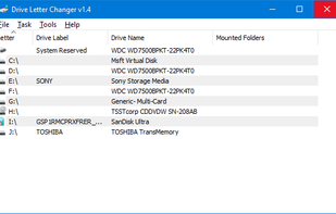 Drive Letter Changer screenshot 1