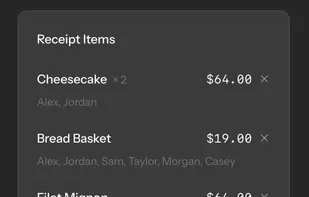 TripSplitter screenshot 2