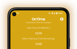 OnTime - Presentation timer screenshot 1