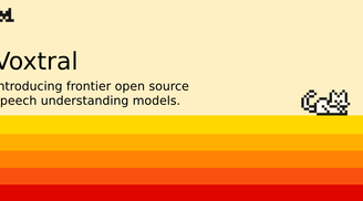 Mistral introduces Voxtral, its first family of open source speech understanding AI models image