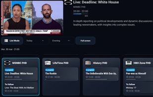 Wave IPTV screenshot 1