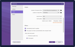 AnyMP4 Audio Recorder screenshot 2